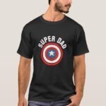 Super Dad Captain America Shield T-Shirt Marvels Fathers day shirt