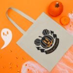 Mickey Jack-o'-Lantern | Trick or Treat Tote Bag mickey_jack_o_lantern_trick_or_treat_tote_bag