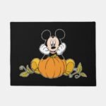 Mickey Mouse Sitting on Pumpkin Doormat mickey_mouse_sitting_on_pumpkin_doormat