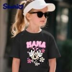 Minnie Mouse Mama Peace Sign Flowers Black T-Shirt minnie_mouse_mama_peace_sign_flowers_black_t_shirt
