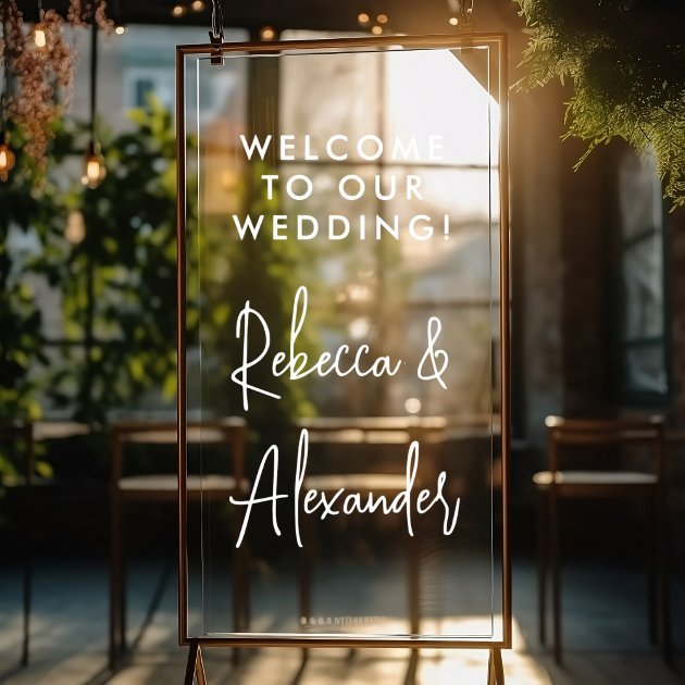 modern_white_script_couples_names_wedding_welcome_window_cling