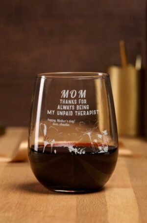 mom_unpaid_therapist_funny_floral_mothers_day_stemless_wine_glass