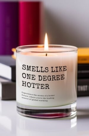 one_degree_hotter_funny_graduation_scented_candle