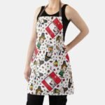 Happy Thanksgiving Pattern Apron peanuts_happy_thanksgiving_pattern_apron