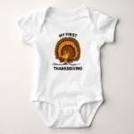 Peanuts my First Thanksgiving Baby Bodysuit