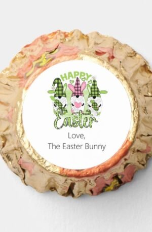 personalized_happy_easter_gnomes_pink_green_reeses_peanut_butter_cups
