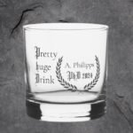 PhD graduation Whiskey Glass phd_graduation_funny_classy_gift_whiskey_glass