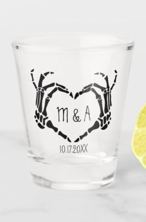 skeleton_hands_heart_shape_custom_wedding_shot_glass