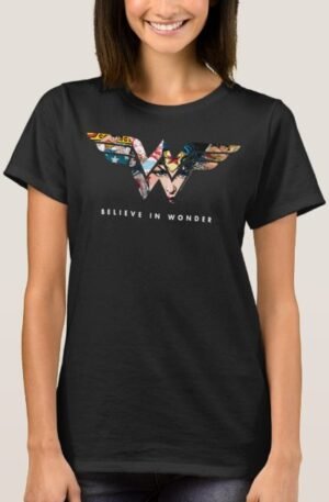 wonder_woman_believe_in_wonder_collage_logo_t_shirt