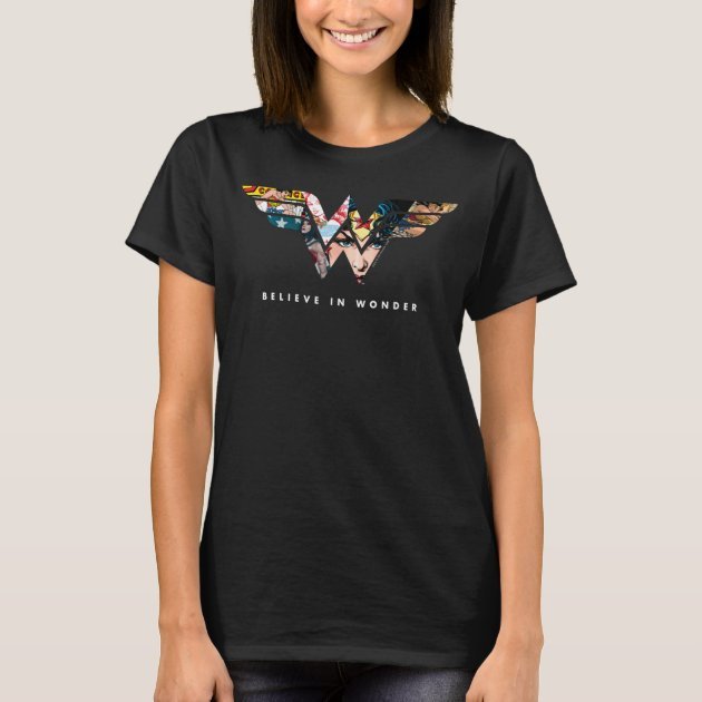 wonder_woman_believe_in_wonder_collage_logo_t_shirt