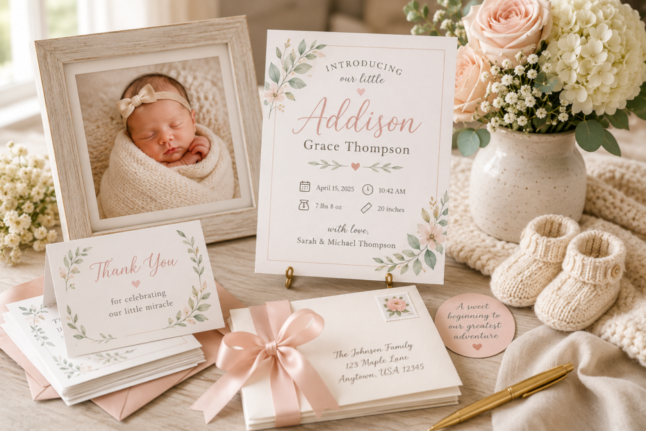 Baby Birth Announcements Featured Image