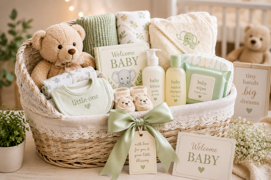 Baby Shower Gift Baskets Featured Image