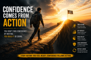 Confidence Comes From action Featured Image