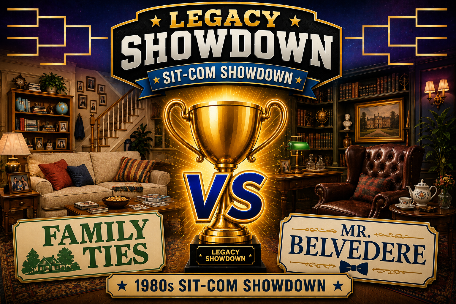 SitCom Showdown Family Ties vs Mr. B. Featured Image