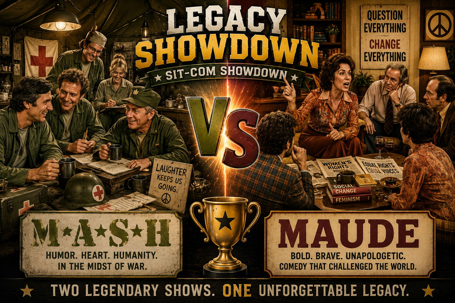 Sitcom Showdown MASH vs Maude featured image