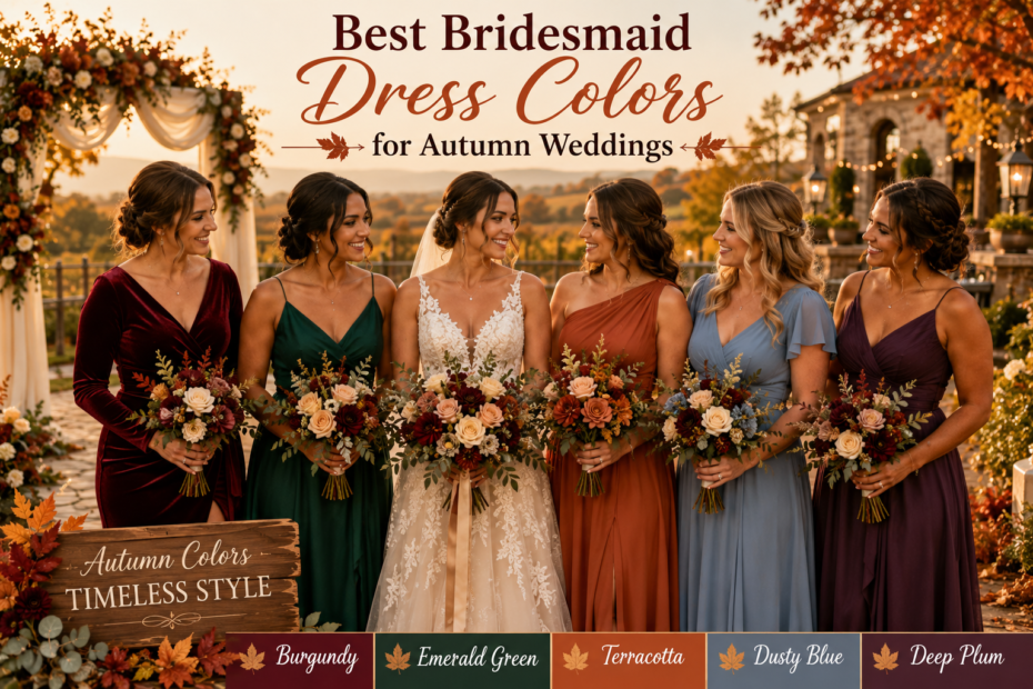 Best Bridesmaid Dress Fall Colors Featured image