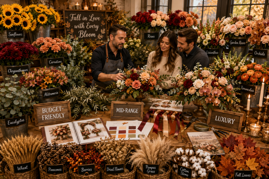 Best Fall Wedding Flowers Featured Image