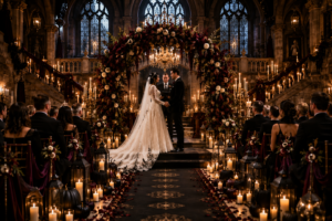 Classy Halloween Wedding Featured Image