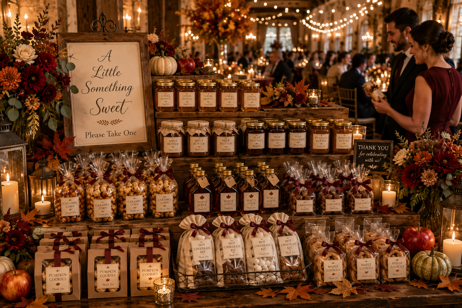 Fall Wedding Treat Favours Featured Image