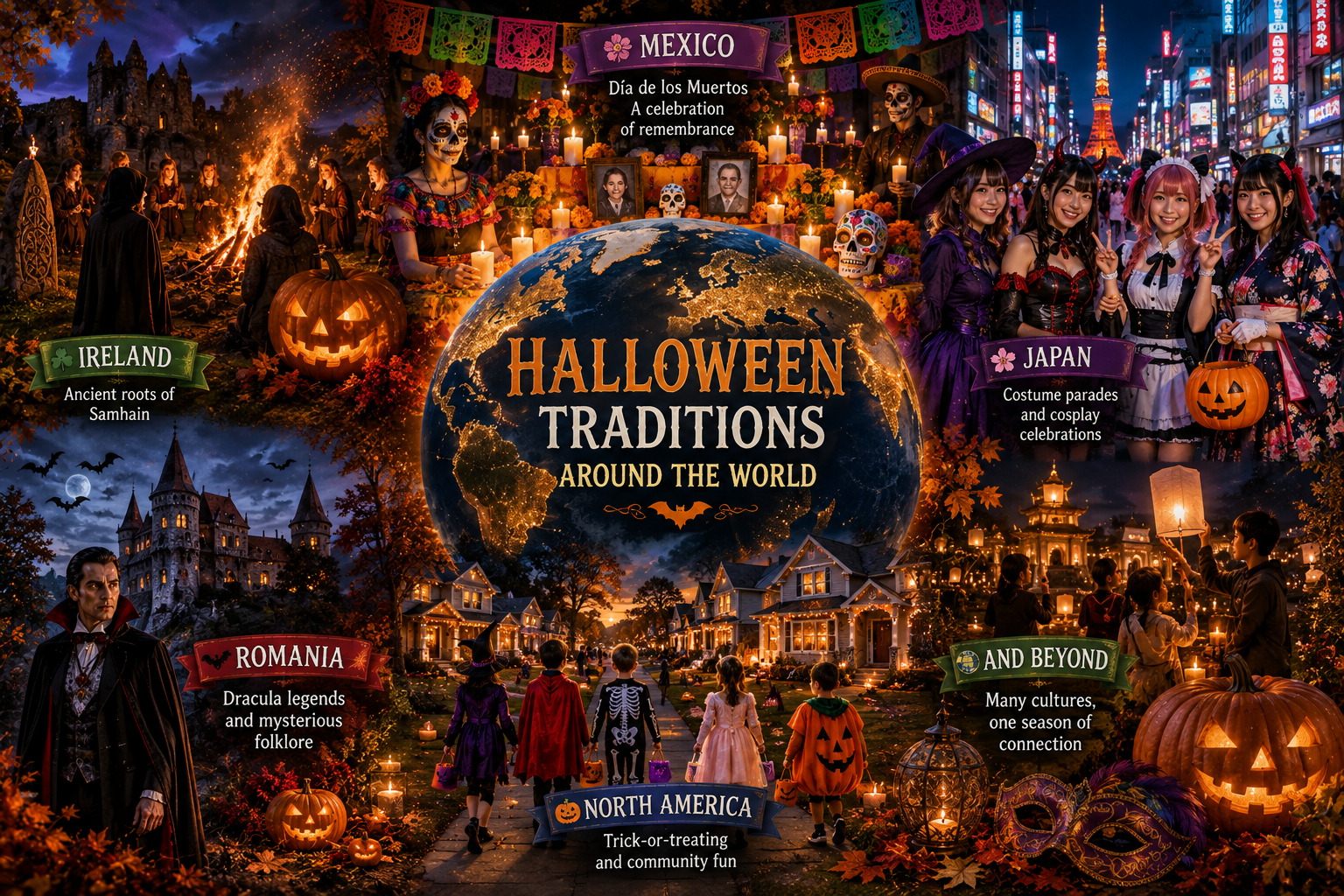 Halloween Traditions Around The World Featured Image