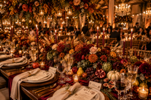Harvest Wedding Reception Decor Featured Image