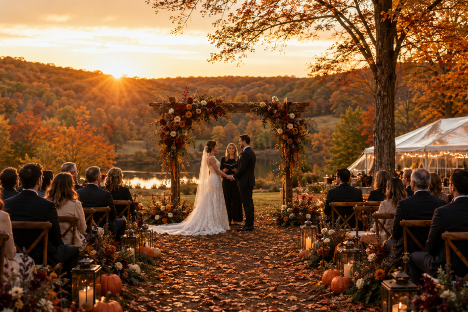 Outdoor Fall weddings Pros and Cons Featured Image