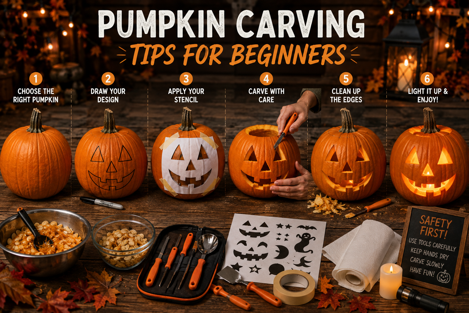 Pumpkin Carving Tips for Beginners featured image