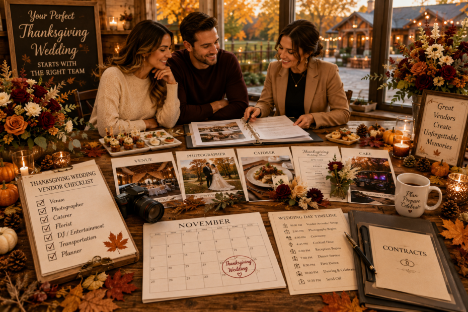 Thanksgiving Wedding Vendors Featured Image