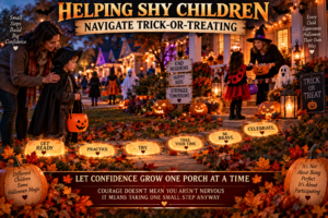 Helping Shy Children Trick or Treat Featured Image