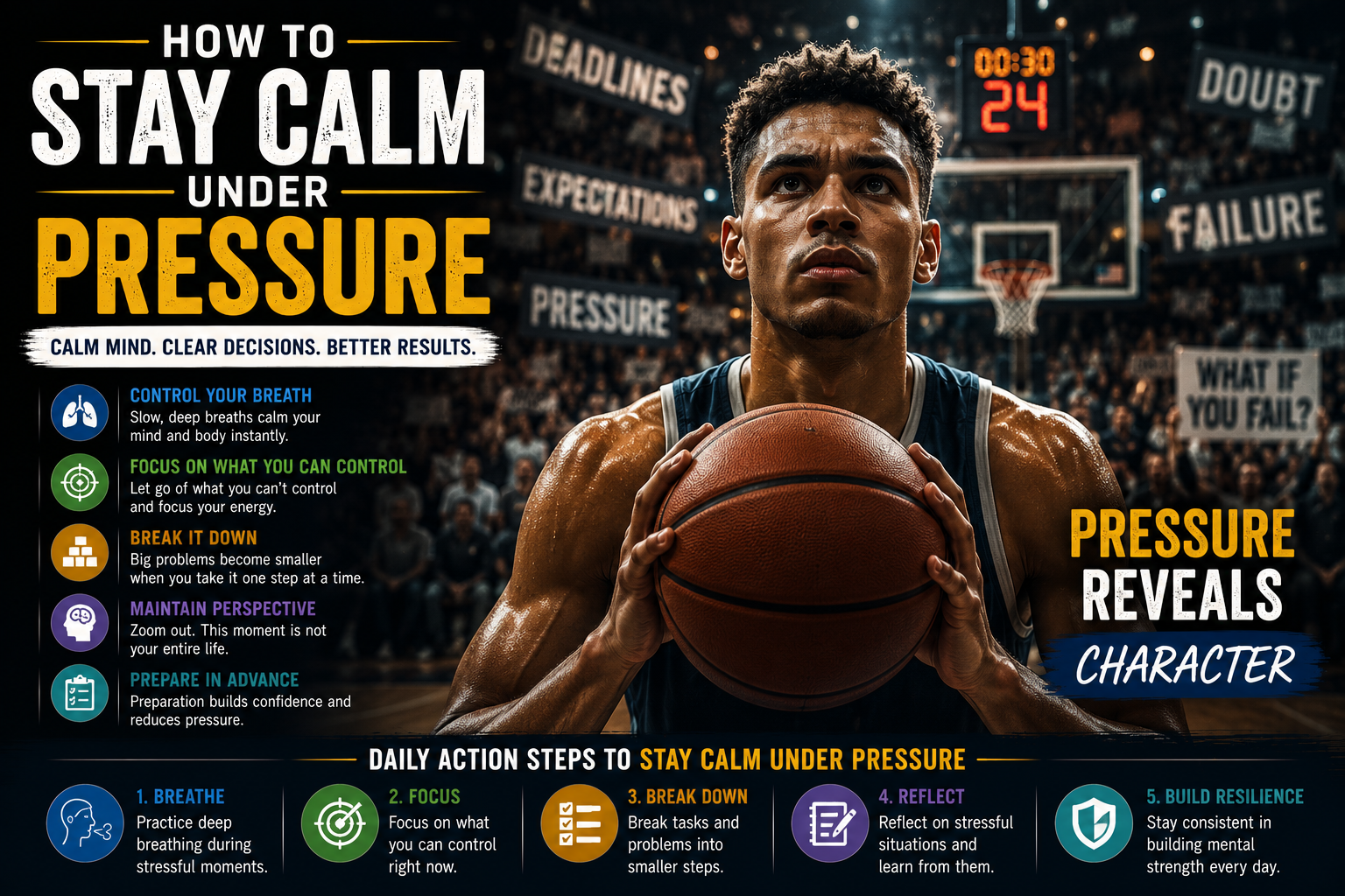 How To Stay Calm Under Pressure Featured Image