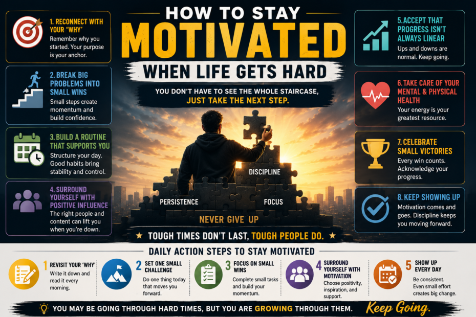 How to Stay Motivated When Life Gets Hard Featured Image