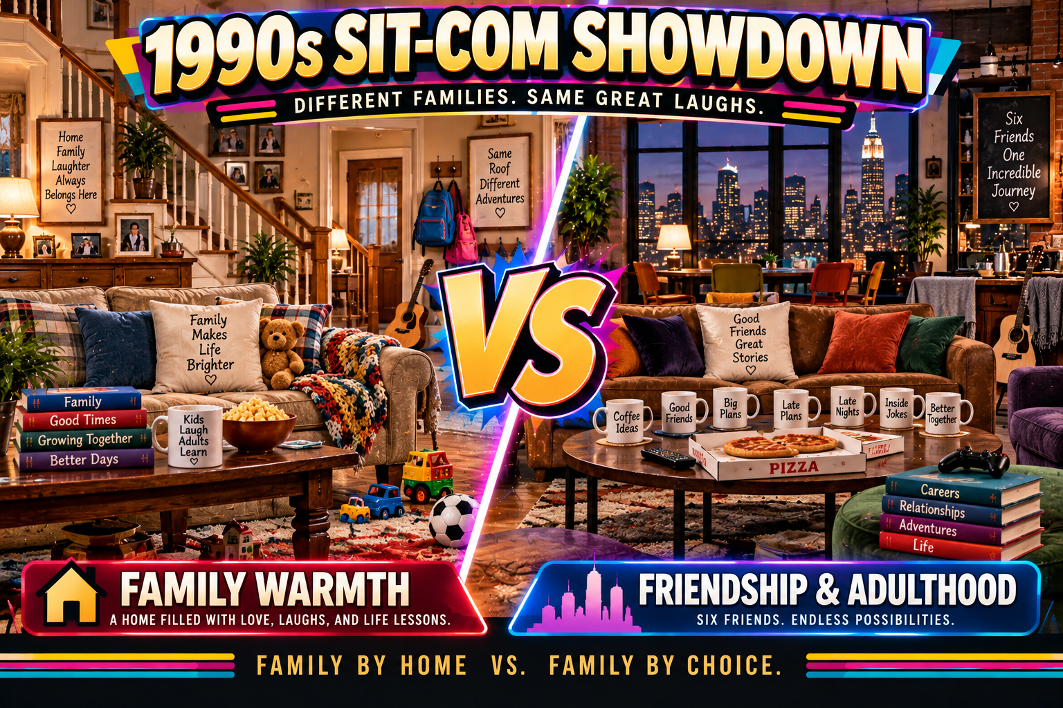 Full House vs. Friends Featured Image