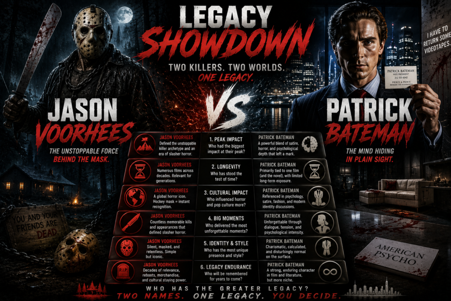 Jason Vorhees vs. Patrick Bateman Featured Image