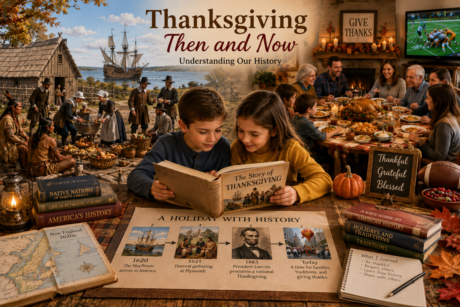teaching-kids-history-of-thanksgiving-featured-image